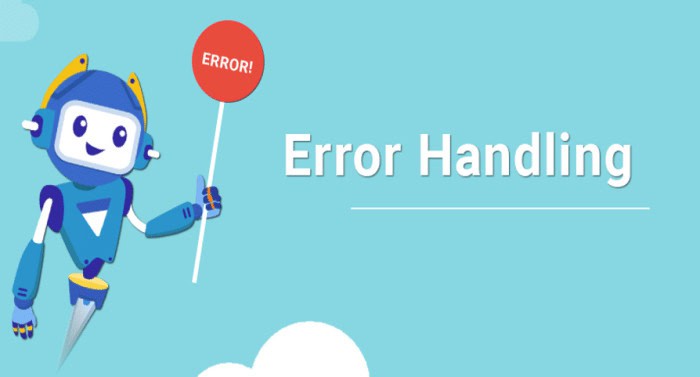 error handling