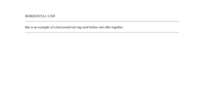 How to Add a Line in HTML: Design and Layout Techniques