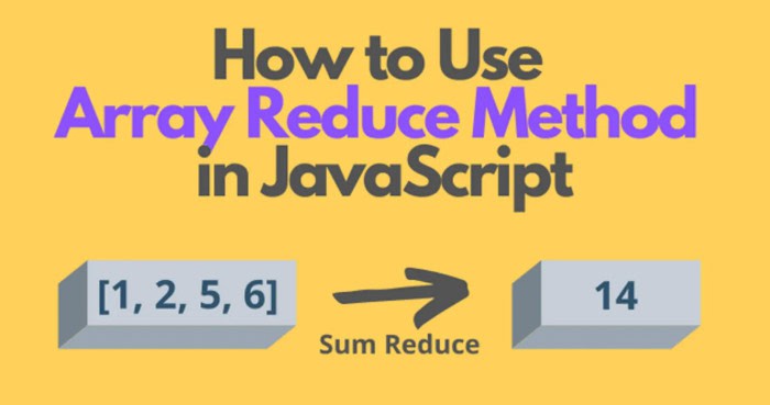 how to use reduce method