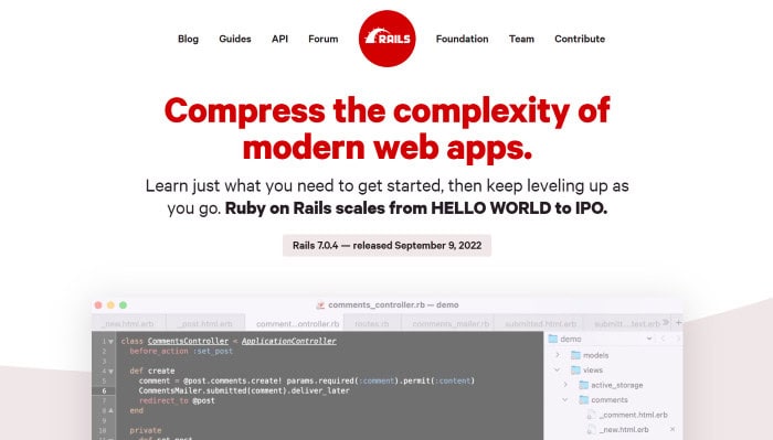 ruby on rails