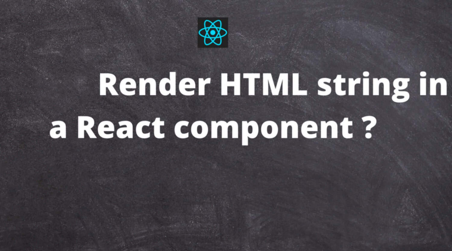 render html string