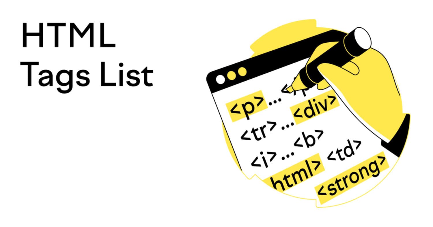 html tags full list