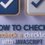 how to checkuncheck a checkbox with javascript