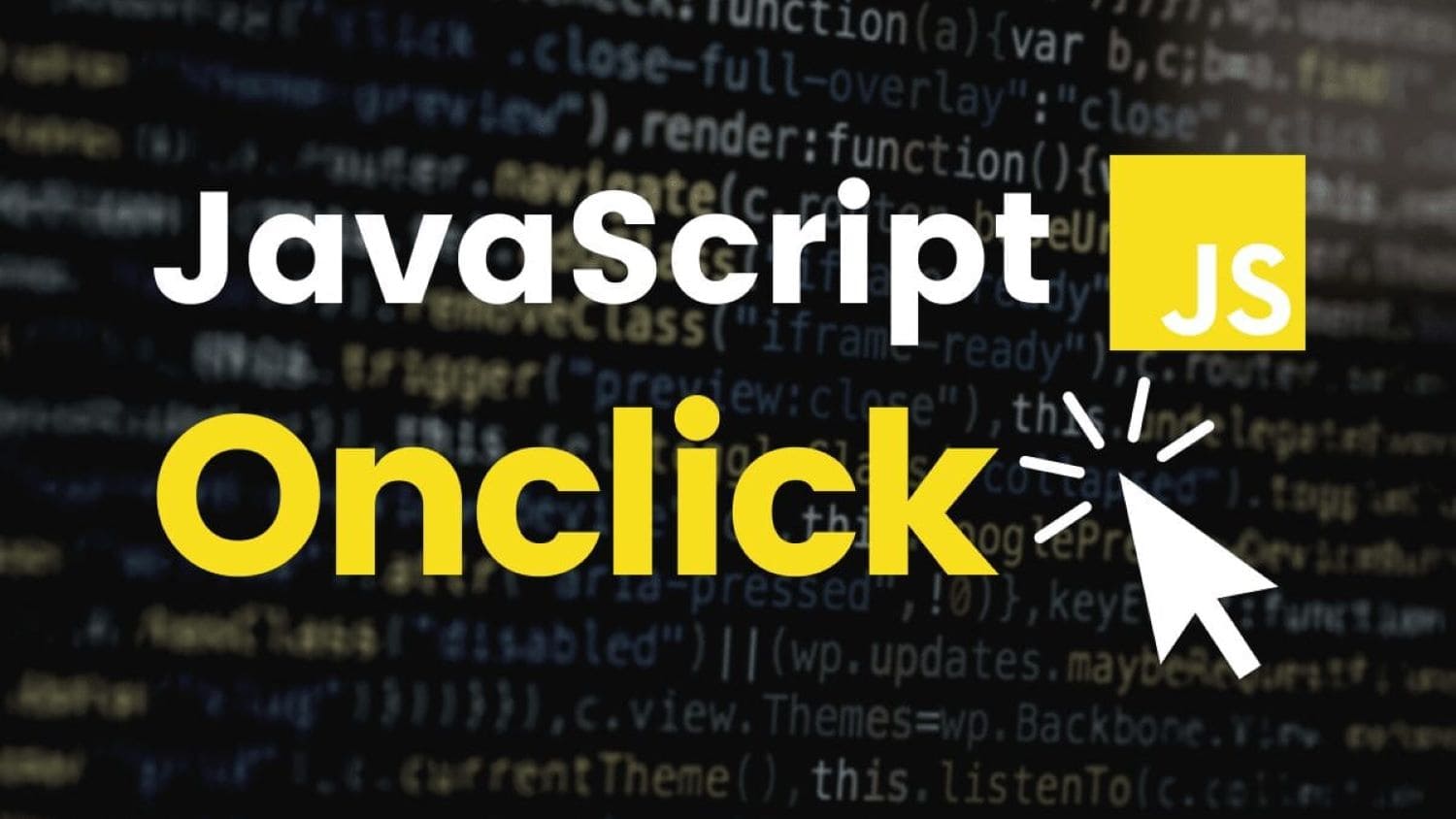 javascript onclick event